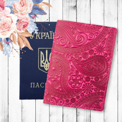 розовая обложка на паспорт фото