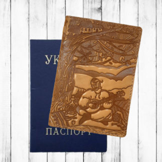 коричневая обложка на паспорт фото