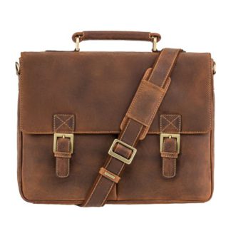коричневый мужской портфель