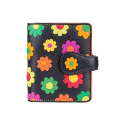 женский кошелек висконти с цветами