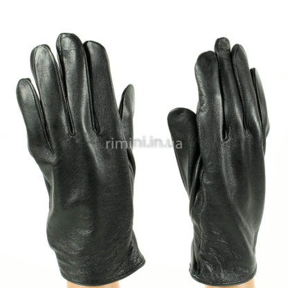 Мужские кожаные перчатки 201Black