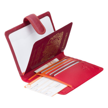 Обложка для паспорта Visconti RB75 Sumba (Red Multi)