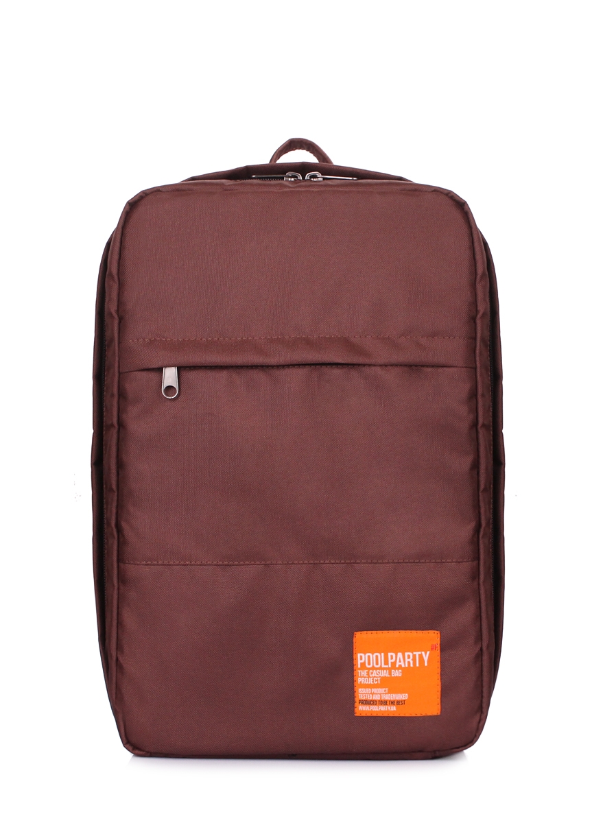 Рюкзак для ручной клади HUB - Ryanair, Wizz Air, МАУ коричневый