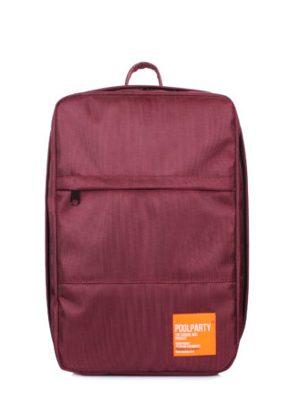 Рюкзак для ручной клади HUB - Ryanair, Wizz Air, МАУ бордовый