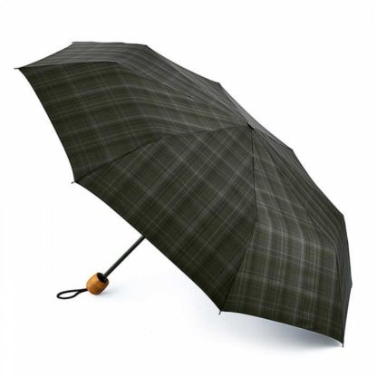 Зонт мужской Fulton G868 Hackney-2 Charcoal Check (Темно-серая клетка)