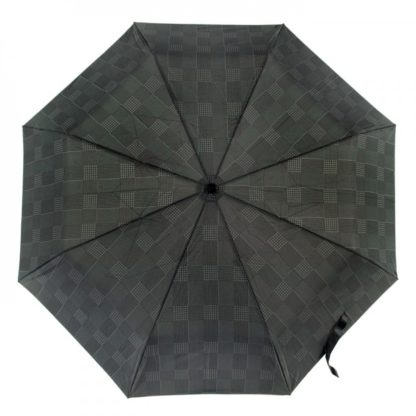 Зонт  Fulton Stowaway Deluxe-2 L450 Smoke Grey Check (Серая клетка)