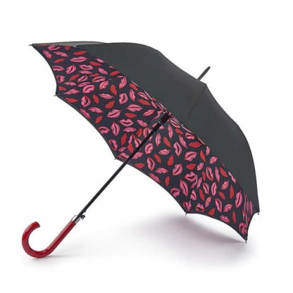 Зонт-трость женский Lulu Guinness by Fulton Bloomsbury-2 Marker Pen Lip