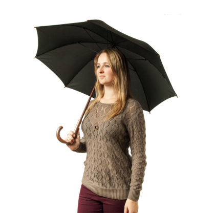 Зонт-трость Fulton Kensington-1 L776 Black (Черный)
