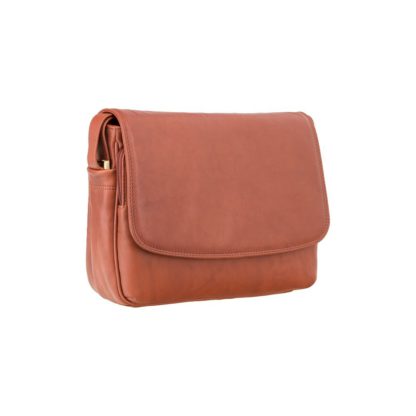 Кожаная женская сумка через плечо коричневая Visconti 3190 Claudia (Brown)