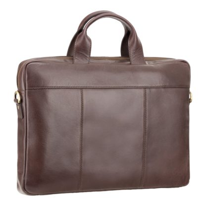 Кожаная сумка для ноутбука коричневая Visconti ML28 (Brown)