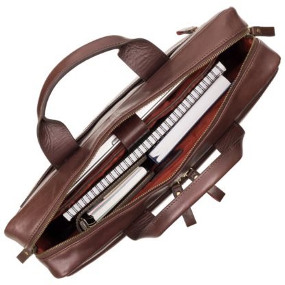 Кожаная сумка для ноутбука 15 дюймов Visconti ML31 (Brown) коричневая