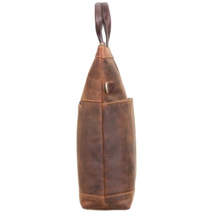 Кожаная сумка для ноутбука 13 дюймов Visconti TC74 Axel коричневая (Havana Tan)