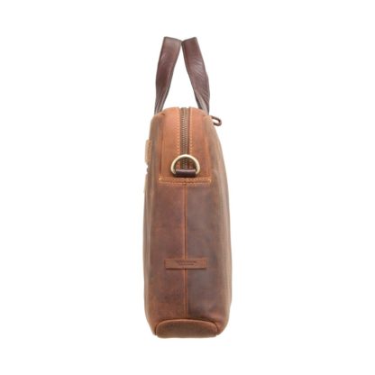Кожаная сумка для ноутбука 13 дюймов Visconti TC76 Octo (Havana Tan) коричневая