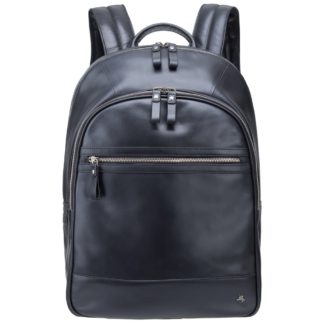 Кожаный рюкзак для ноутбука 13" Visconti TC80 Tank 13 (Black)