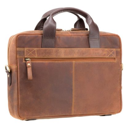 Кожаная сумка для ноутбука 15 дюймов Visconti TC84 Hugo (Tan Merlin)