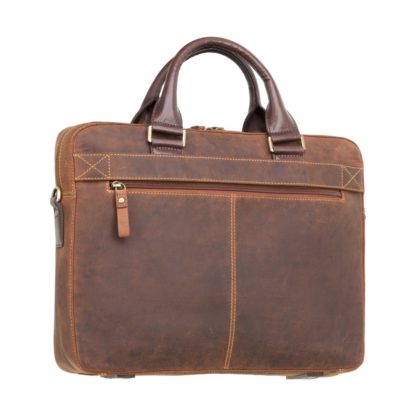 Кожаная сумка для ноутбука 13" Visconti TC88 Victor 13 (Havana Tan-mln) коричневая