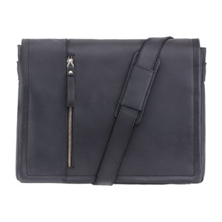 Кожаная сумка для ноутбука 13 дюймов Visconti 16072 Foster (L) (Oil Black)