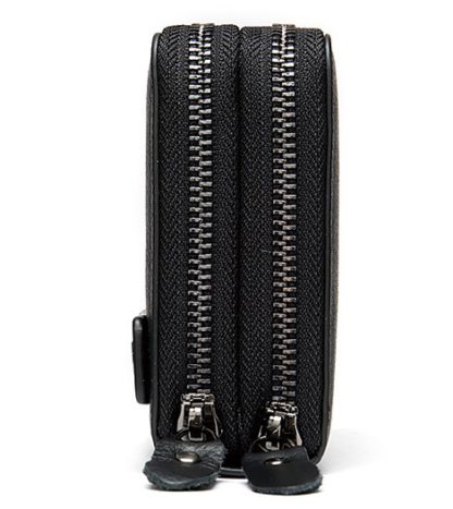 Кожаный мужской клатч на молнии Tiding Bag 8025A