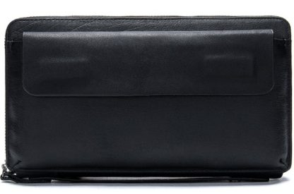 Клатч черный мужской Tiding Bag 8039A