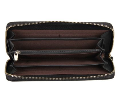 Кожаный мужской портмоне-клатч черный Tiding Bag 8067A