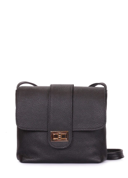 Кожаная сумка на плечо POOLPARTY Kiki, kiki-leather-black