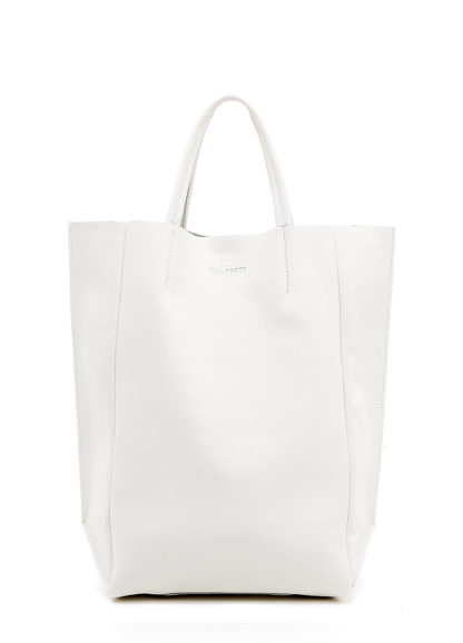 Кожаная сумка POOLPARTY BigSoho, poolparty-bigsoho-white