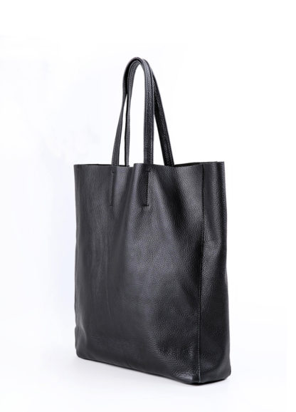 Кожаная женская сумка POOLPARTY City черная