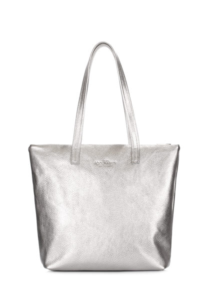 Серебряная кожаная сумка Secret, secret-silver