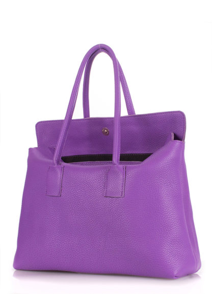 Кожаная сумка POOLPARTY Sense, sense-violet