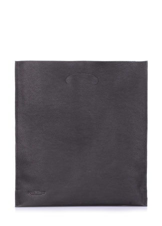 Кожаная сумка POOLPARTY Shopper, shopper-leather-black