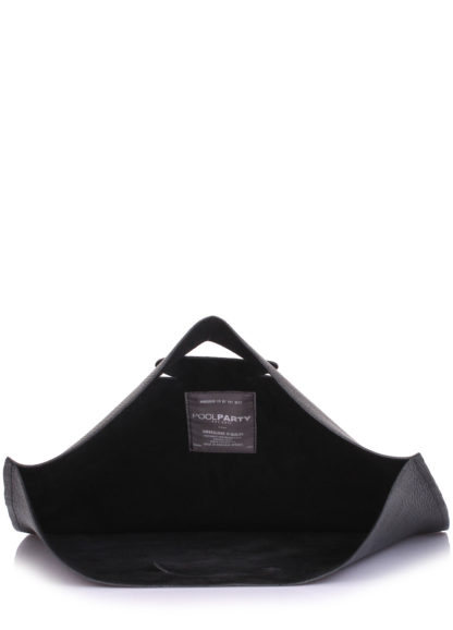 Кожаная сумка POOLPARTY Shopper, shopper-leather-black