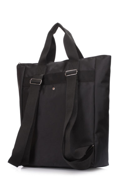 Сумка, рюкзак, трансформер Poolparty Walker черного цвета