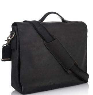 Кожаная мужская сумка на плечо для ноутбука 14″ и документов А4 Tiding Bag 7108A-1