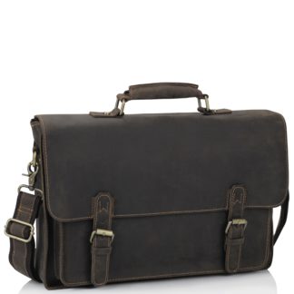 Кожаный мужской портфель из матовой кожи Tiding Bag 7205R