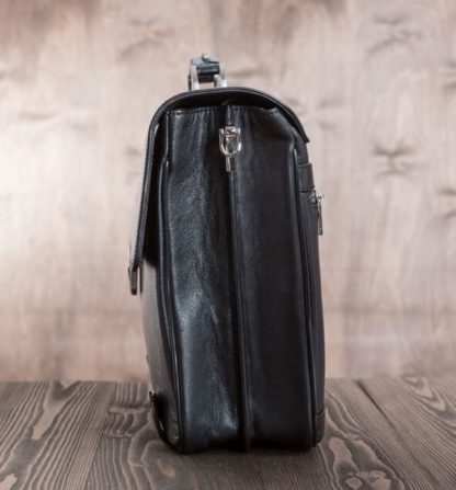 Классический мужской портфель кожаный с отделом для ноутбука и документов А4 Blamont Bn044A