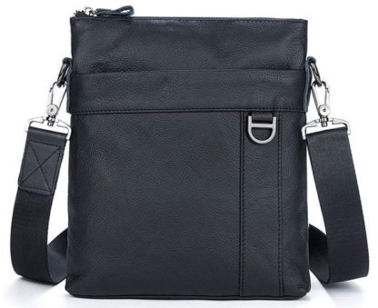 Кожаная мужская сумка планшет черная Bexhill Bx9010A