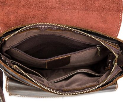 Стильная мужская сумка через плечо коричневая (мессенджер) Bexhill BX9040