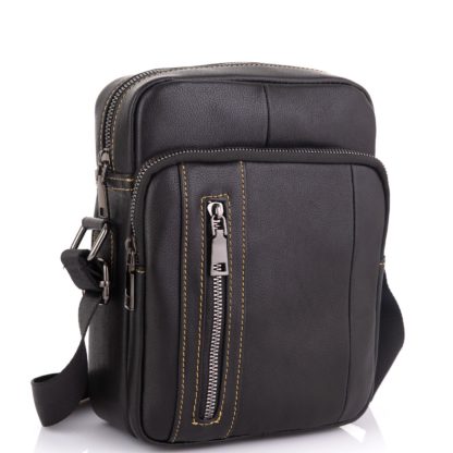 Недорогая кожаная сумка через плечо Tiding Bag N2-9801A