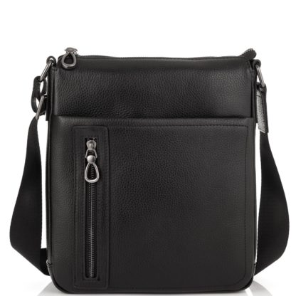 Кожаная мужская сумка наплечная Tiding Bag SM8-17629A