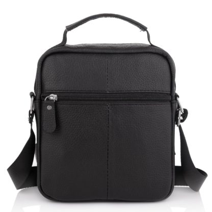 Небольшая кожаная мужская сумка на плечо с ручкой Tiding Bag A25F-1436A