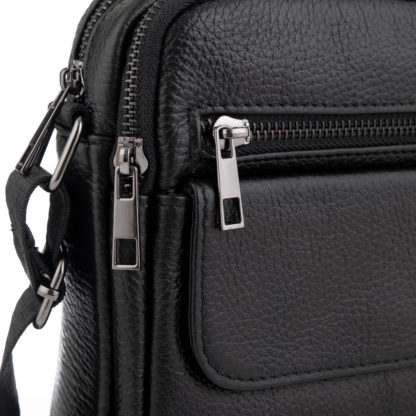 Маленькая мужская сумка кожаная через плечо Tiding Bag A25-1108A