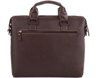 Кожаная сумка для ноутбука и документов А4 коричневая Allan Marco RR-4102-1B