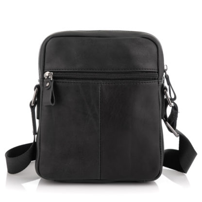 Мужская сумка через плечо черная Tiding Bag 6027A