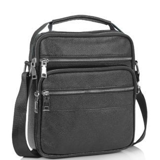Кожаная мужская сумка-мессенджер с ручкой Tiding Bag NM23-2306A