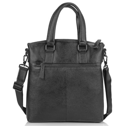 Вертикальная мужская сумка с ручками, кожаная Tiding Bag M38-9160-1A