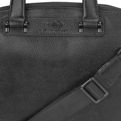 Вертикальная мужская сумка с ручками, кожаная Tiding Bag M38-9160-1A