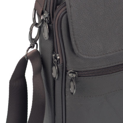 Недорогой мужской кожаный мессенджер HD Leather NM24-110C