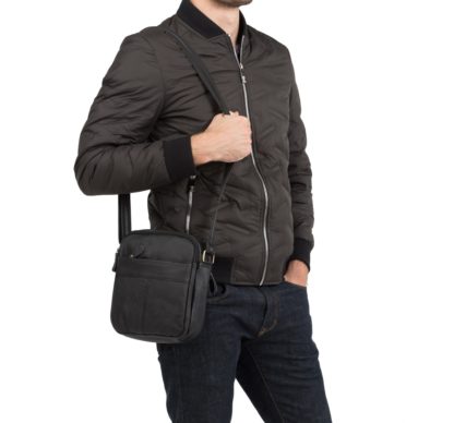 Недорогая кожаная мужская сумка через плечо Tiding Bag M38-1025A