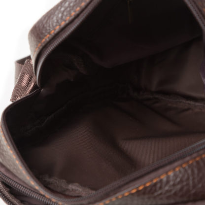 Небольшая кожаная мужская сумка на плечо Tiding Bag M38-1025C