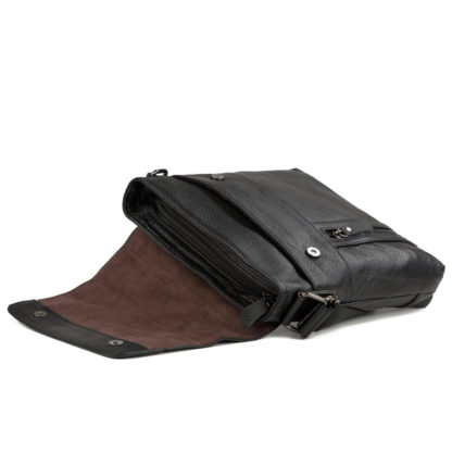 Кожаная мужская сумка-мессенджер на плечо Tiding Bag M38-1713A